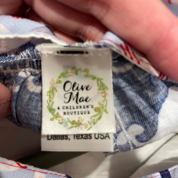 Olive Mae Nautical Themed Baby Romper - Picture 3 of 4